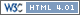 Valid HTML 4.01!